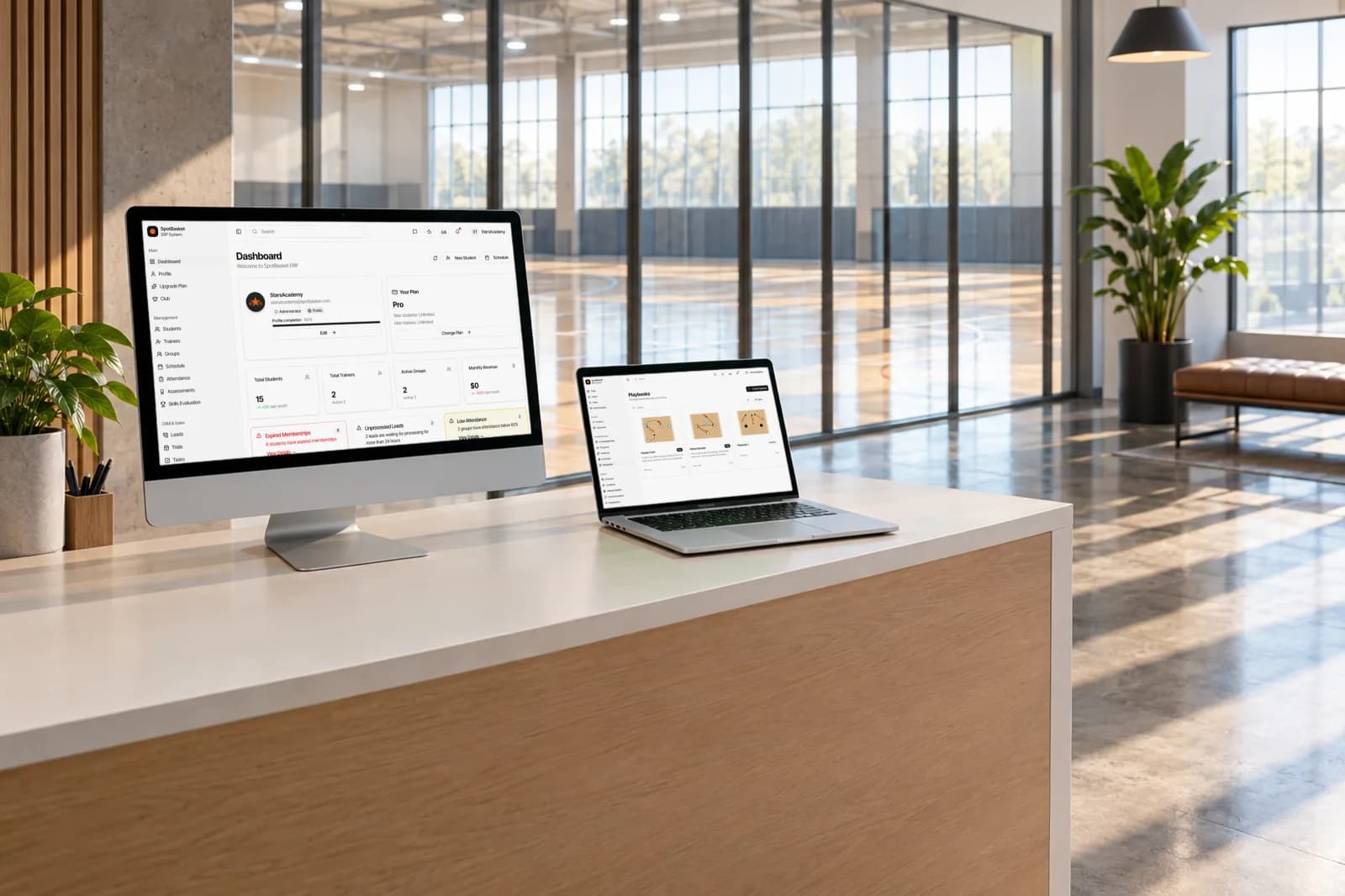 SpotBasket OS: club management for basketball academies